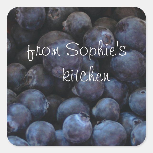 blueberries stickers (Front)