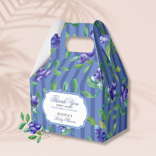 Blueberries Thank You Berry Much Baby Shower Favour Box