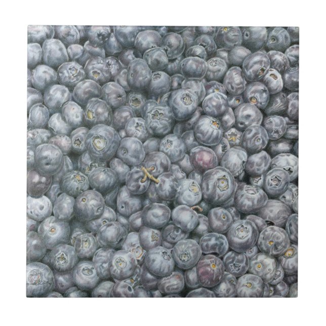 Blueberries Tile (Front)