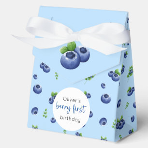 Blueberry 1st Birthday Berry First Favour Box