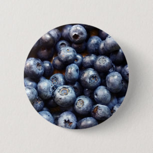 Blueberry 6 Cm Round Badge
