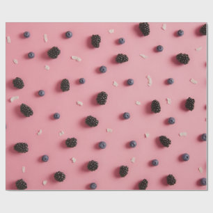 Blueberry and mulberry Wrapping Paper