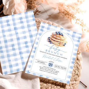 Blueberry Baby Brunch Baby Shower Invitation Edita