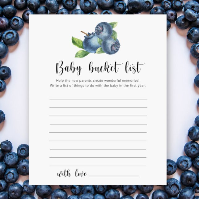 Blueberry - Baby bucket wishlist  (Creator Uploaded)