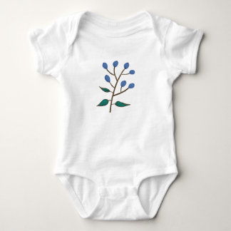 Blueberry Baby One Piece Bodysuit