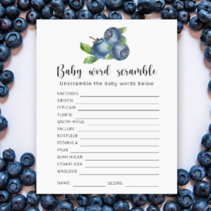 Blueberry - Baby Word Scramble Game