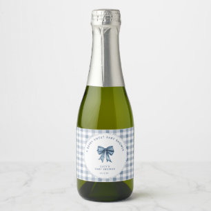 Blueberry Berry Sweet Baby Shower Sparkling Wine Label