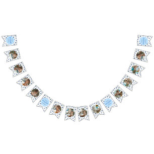 Blueberry Birthday 12 Month Photo Milestone Bunting