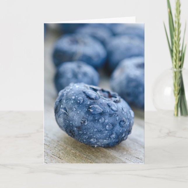 Blueberry Birthday Card (Front)
