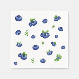 Blueberry Birthday Napkin