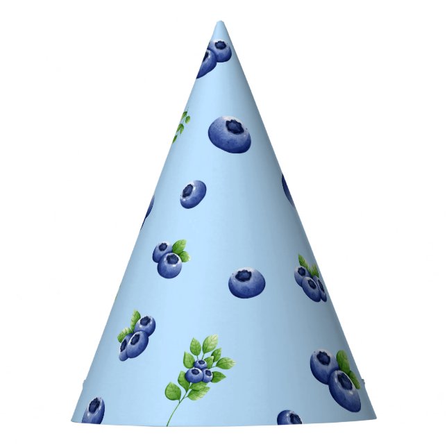 Blueberry Birthday Party Hat (Front)