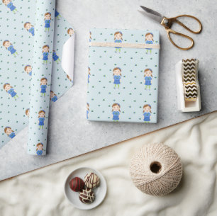 Blueberry Birthday Wrapping Paper