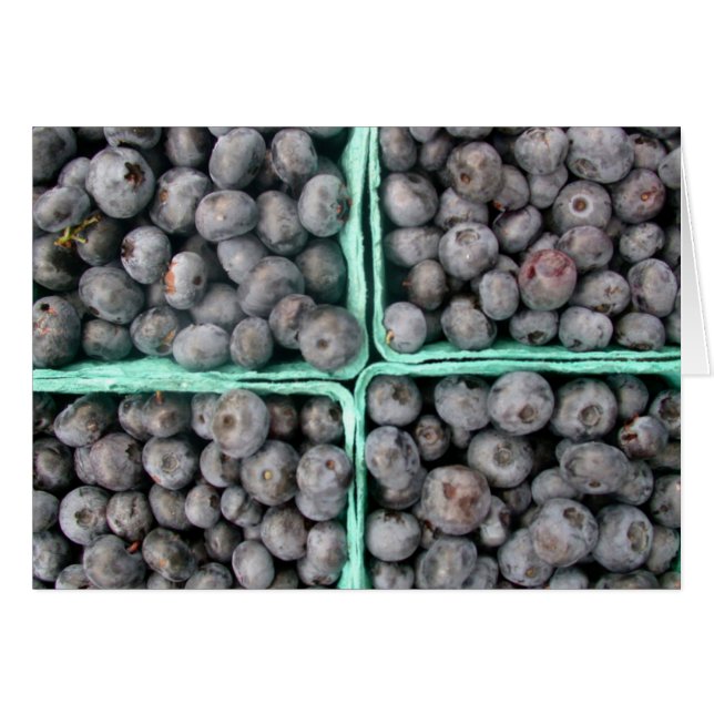 Blueberry Blank Card (Front Horizontal)