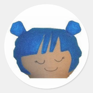 Blueberry Blonde Sticker! Classic Round Sticker