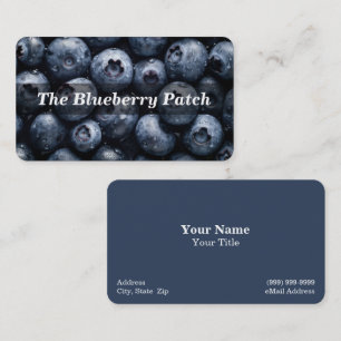 Blueberry / Blueberries / Fruit Business Card