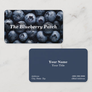 Blueberry / Blueberries / Fruit Business Card