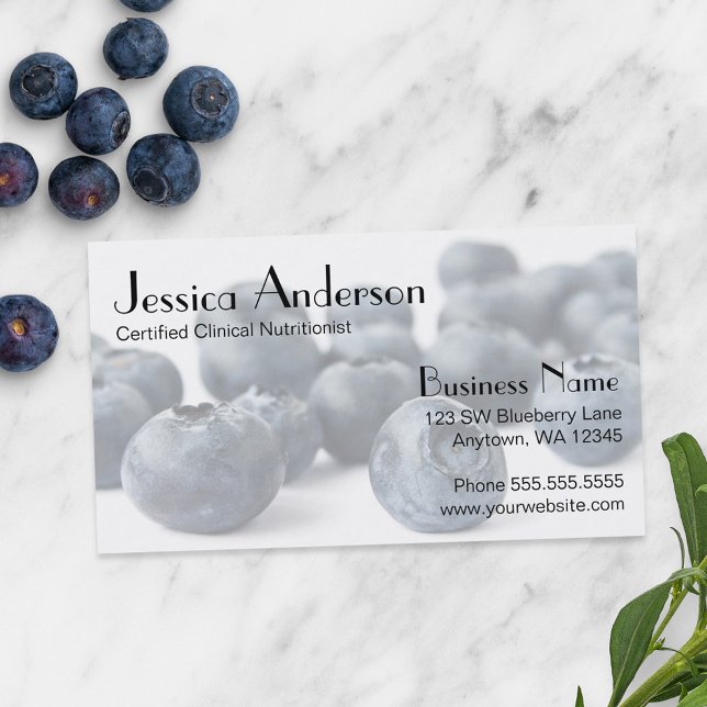 Blueberry Bunch Business Card (Creator Uploaded)