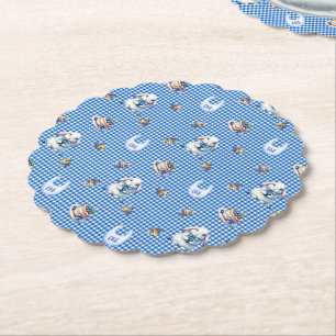 Blueberry Bunny’s First Birthday Bash! Paper Coaster