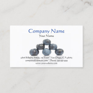 Blueberry Business Card