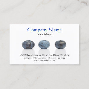 Blueberry Business Card