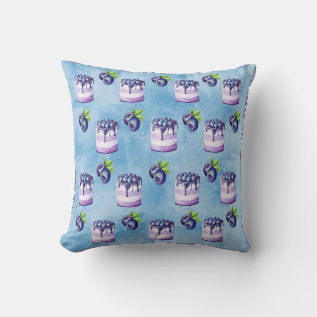 Blueberry Cake & Blueberry Cushion (Front)