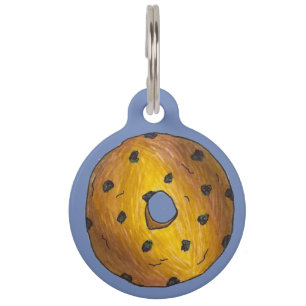 Blueberry Cake Doughnut Doughnut Blue Berry Junk F Pet Tag