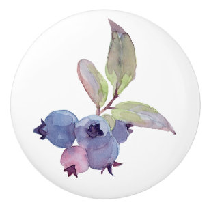 Blueberry Ceramic Knob