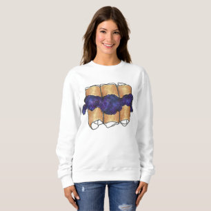 Blueberry Cheese Blintzes Jewish Deli Sweatshirt