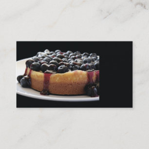 blueberry cheesecake business card