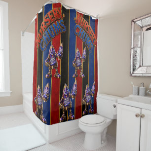 Blueberry chums/repeated blueberry cola shower  curtain