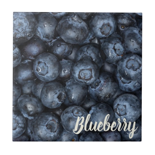 Blueberry Close Up Detail for Vegans Tile (Front)