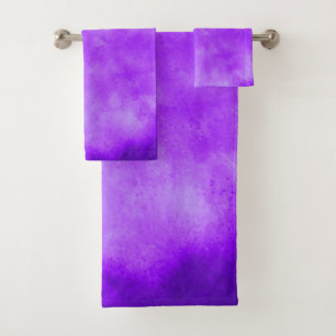 Blueberry Cloud effect  Bath Towel Set