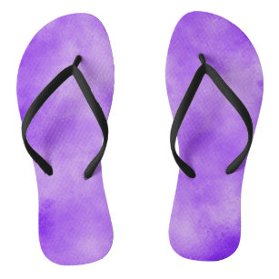 Blueberry clouds Effect Pair of Flip Flops