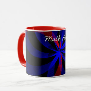 Blueberry Color Center Math Art Coffee Mug