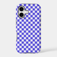 Blueberry cream checkered pattern