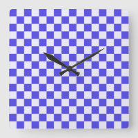 Blueberry cream chequered pattern