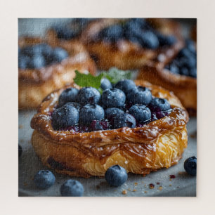 Blueberry Danish Pastry Jigsaw Puzzle