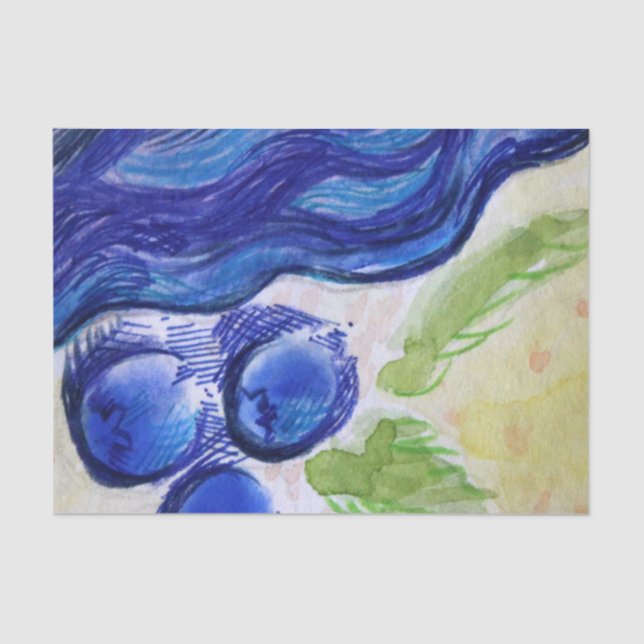 Blueberry Dream Tissue Paper (Front)