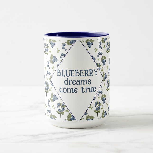 BLUEBERRY Dreams Come True Mug (Center)