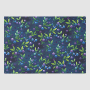 Blueberry Forest Pattern Tissue Paper