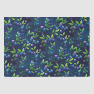 Blueberry Forest Pattern Tissue Paper