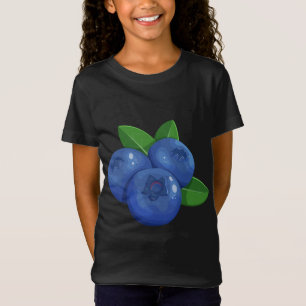 Blueberry Fruit Funny Berry Lover Eater Graphic T-Shirt