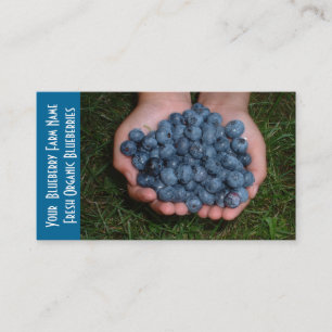 Blueberry Fruit Growers Business Card