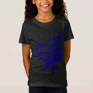 Blueberry Fruit Retro Vintage Art Graphic Gift - B T-Shirt