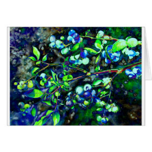 Blueberry - green hue