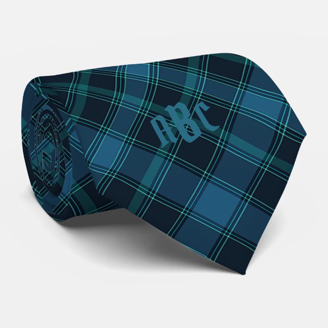 Blueberry Hill Plaid Tie (Rolled)