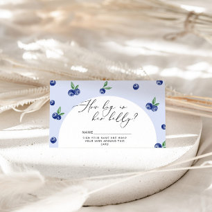 Blueberry how big is mummy's belly enclosure card