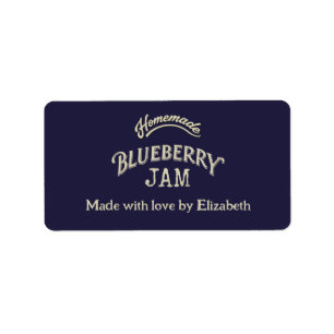 Blueberry Jam Label