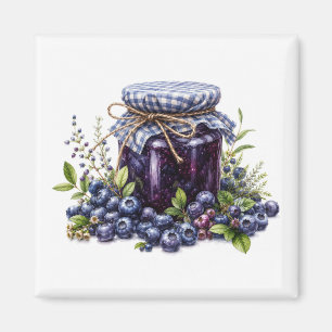 Blueberry Jam Magnet