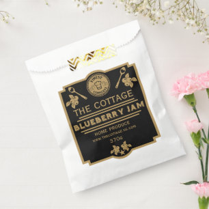 Blueberry Jam Seller Favour Bags